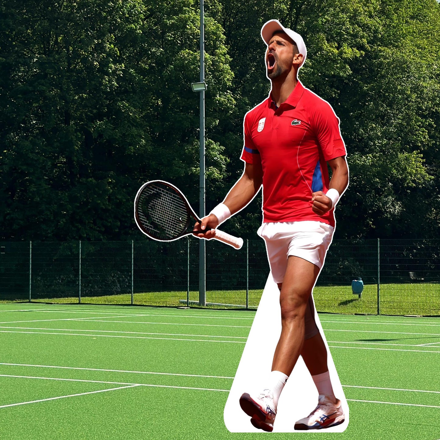Jannik - Celebrity cutout, Star Cutout - Life size cutout, Custom Cutout, and Fan Cutout, Waterproof, corrugated Plastic - Tennis - Sinner