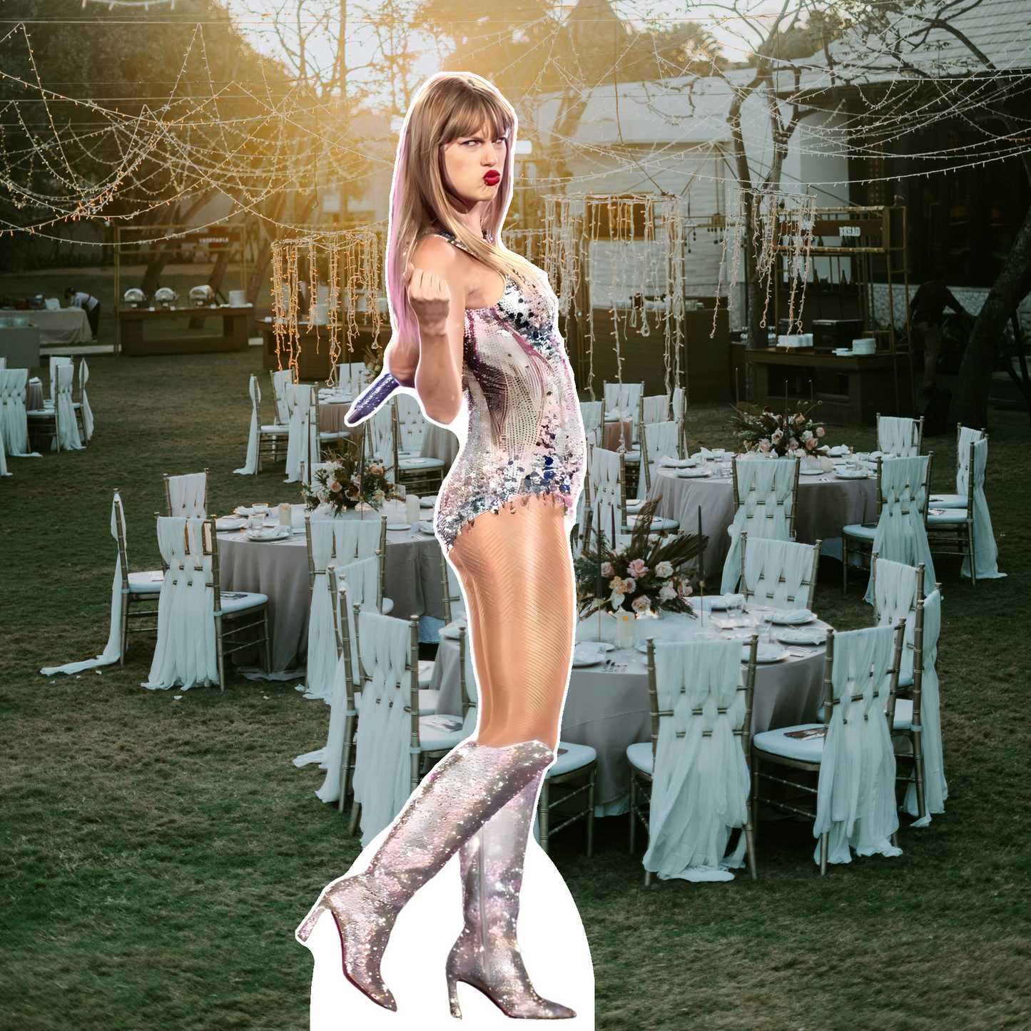 Taylor Swift - Celebrity - Life Size Cut out, star cutout, and fan cutout, waterproof, Multi Size Options