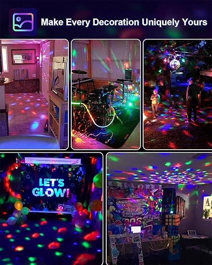 Sound Activated Party Lights (2 Pack)