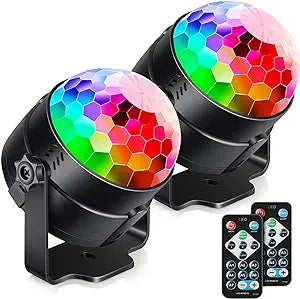 Sound Activated Party Lights (2 Pack)