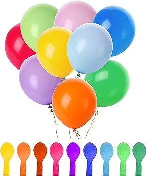 12 Inch Balloons (54 Pack)