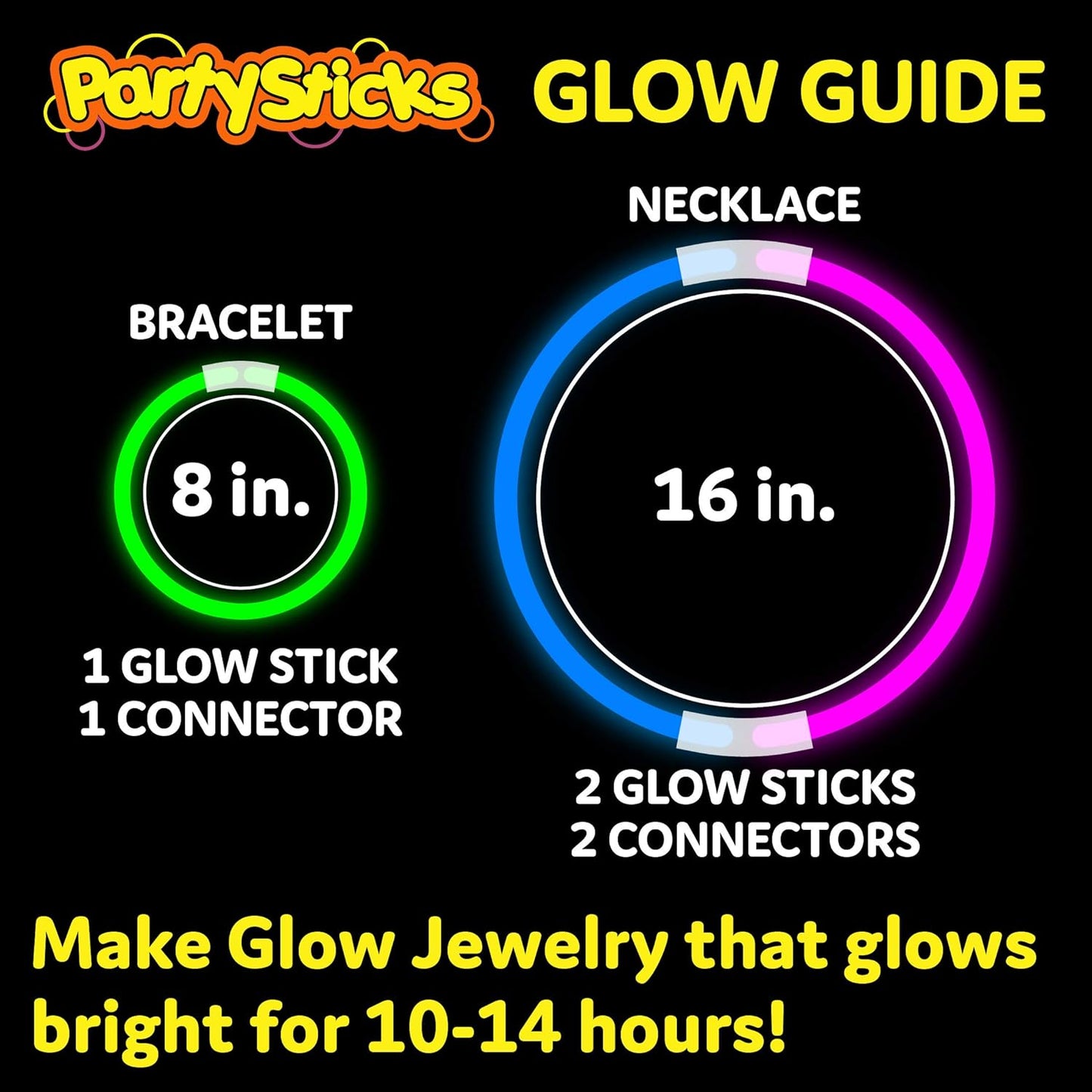 Glow Sticks (100 Pack)