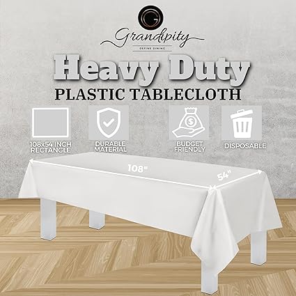 Disposable Plastic Tablecloth