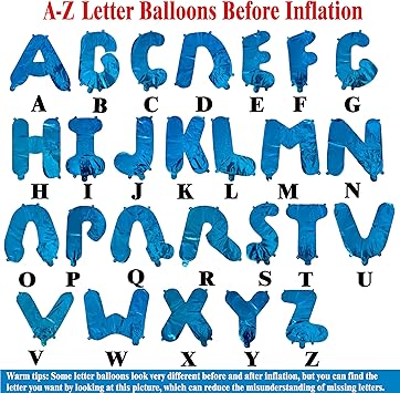 Balloon Alphabet Kit (52 Pieces)