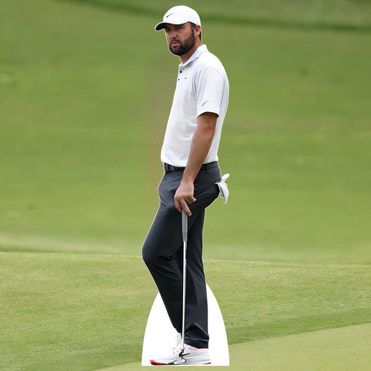 Scottie - Celebrity cutout, Star Cutout - Life size cutout, Custom Cutout, and Fan Cutout, Waterproof, corrugated Plastic - Golf - Scheffler