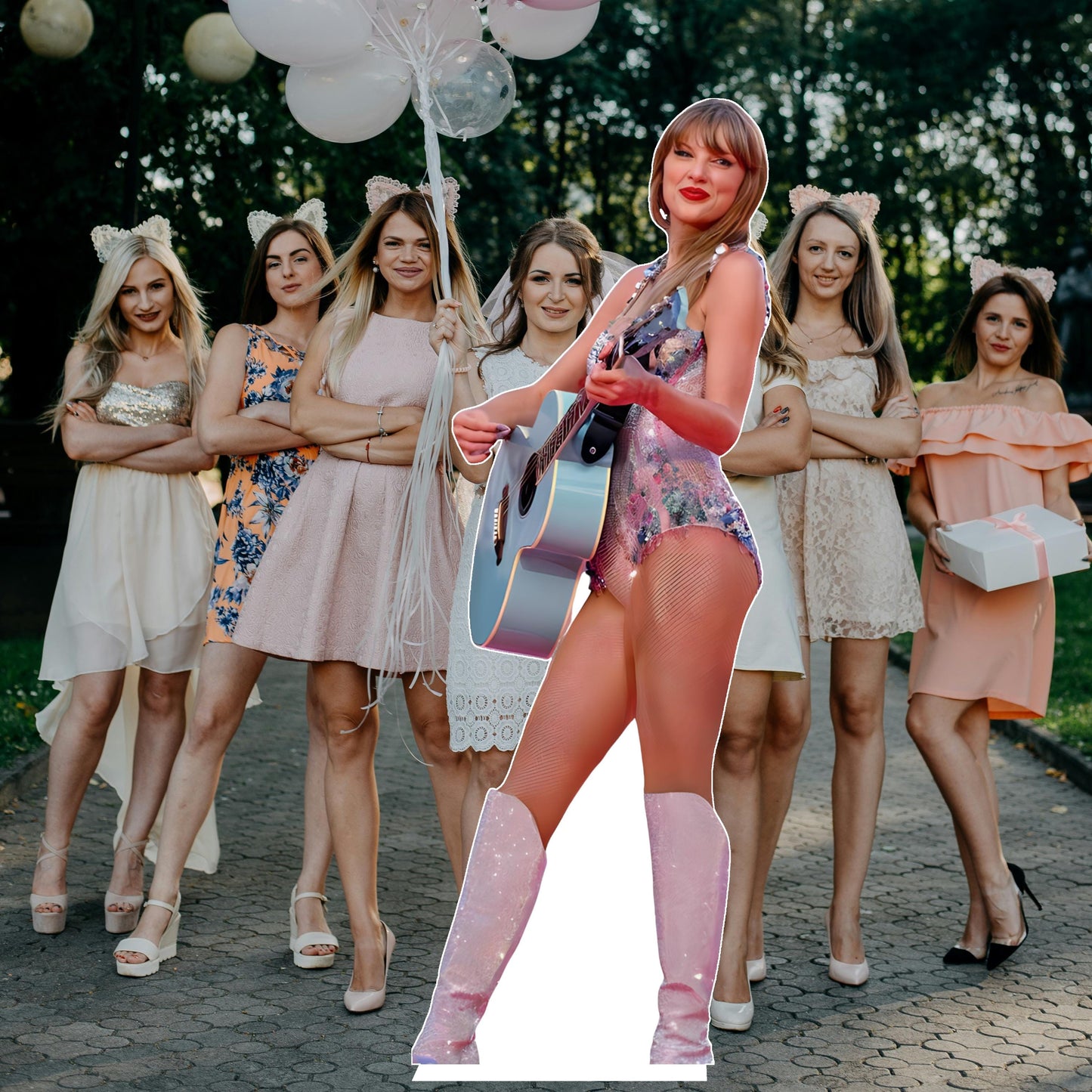 Taylor - Celebrity cutout, Star Cutout - Life size cutout, Custom Cutout, and Fan Cutout, Waterproof, corrugated Plastic - Style 3