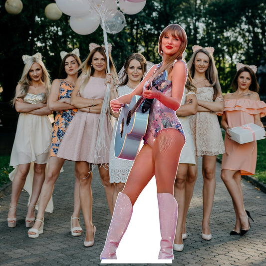Taylor - Celebrity cutout, Star Cutout - Life size cutout, Custom Cutout, and Fan Cutout, Waterproof, corrugated Plastic - Style 1