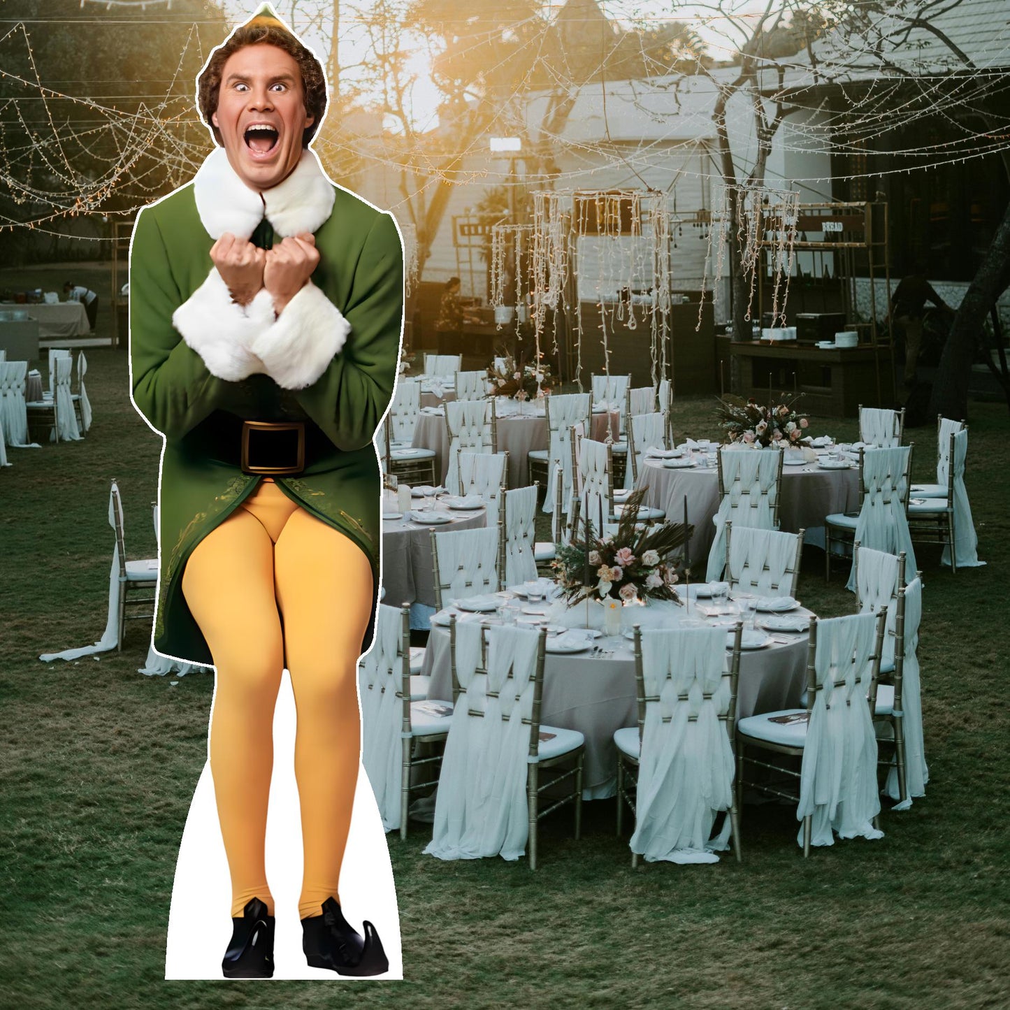 Buddy the Elf - Life size cutouts, celebrity cutouts, custom cutouts, star cutouts, and fan cutouts, waterproof - Style - B