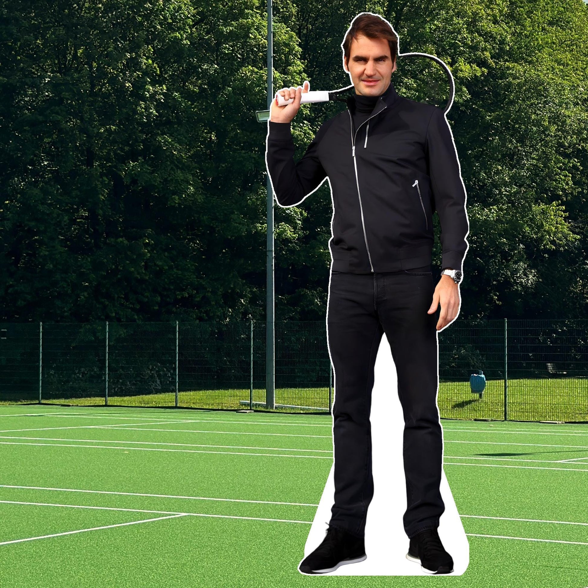 Jannik - Celebrity cutout, Star Cutout - Life size cutout, Custom Cutout, and Fan Cutout, Waterproof, corrugated Plastic - Tennis - Sinner