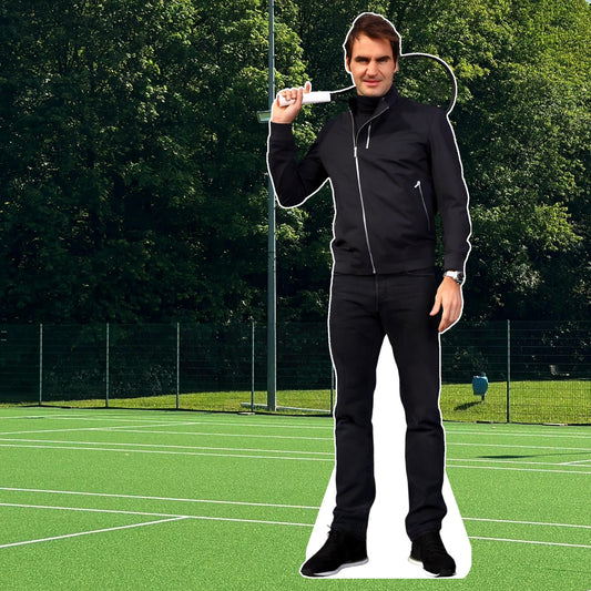 Roger - Celebrity cutout, Star Cutout - Life size cutout, Custom Cutout, and Fan Cutout, Waterproof, corrugated Plastic - Tennis - Federer