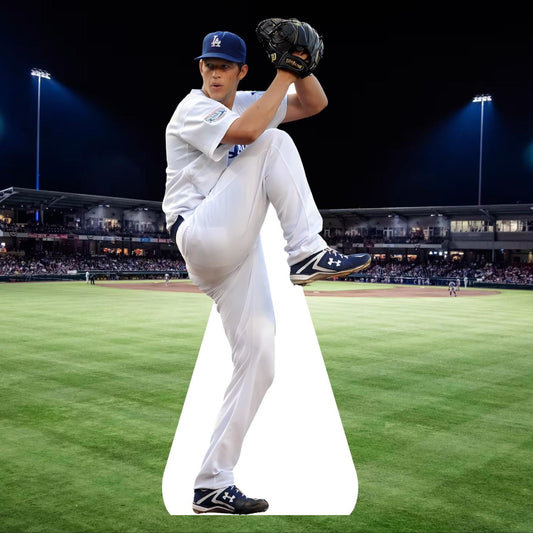 Clayton - Celebrity cutout, Star Cutout - Life size cutout, Stand Up, Custom Fan Cutout, Waterproof, corrugated Plastic - Baseball - Kershaw