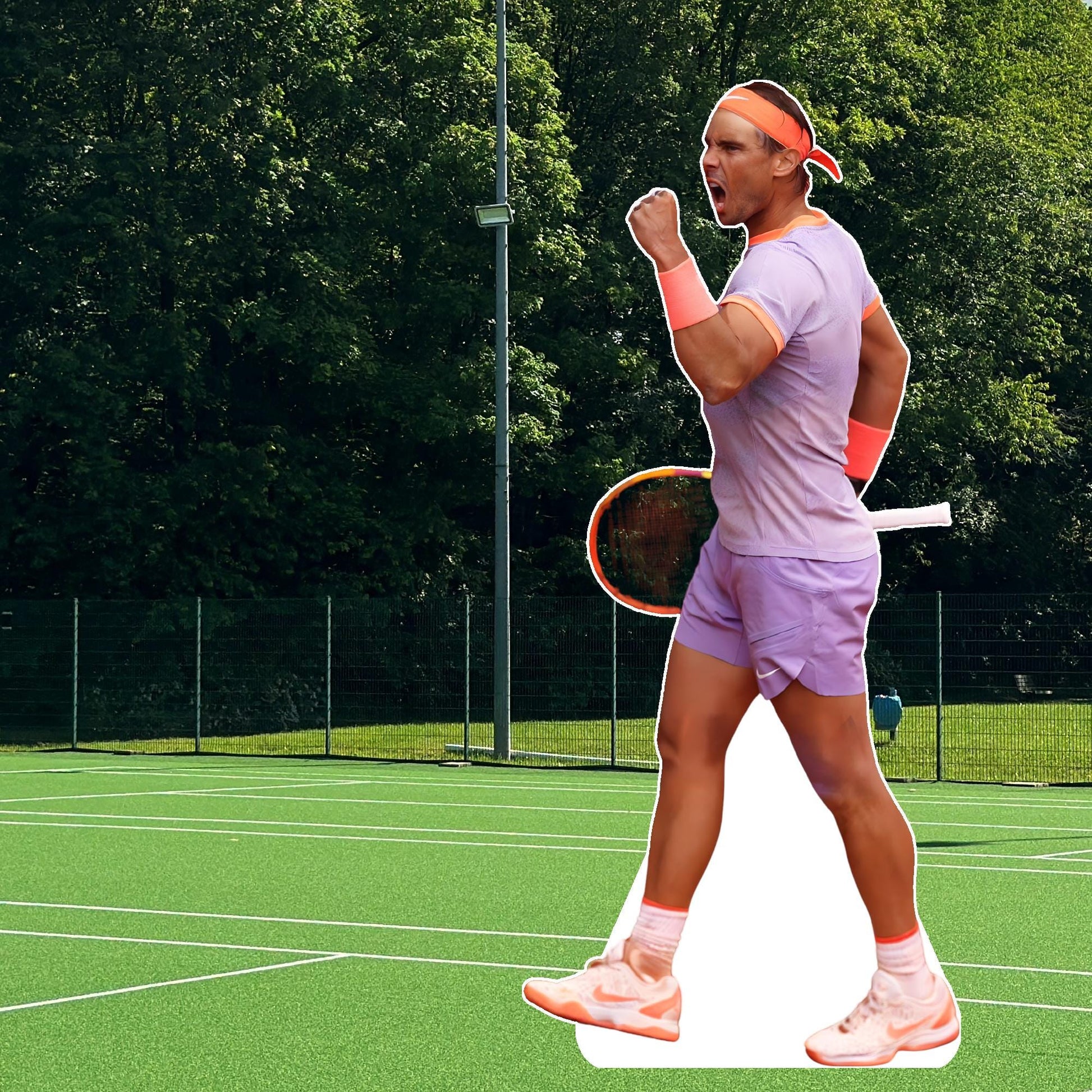 Rafael - Celebrity cutout, Star Cutout - Life size cutout, Custom Cutout, and Fan Cutout, Waterproof, corrugated Plastic - Tennis - Nadal