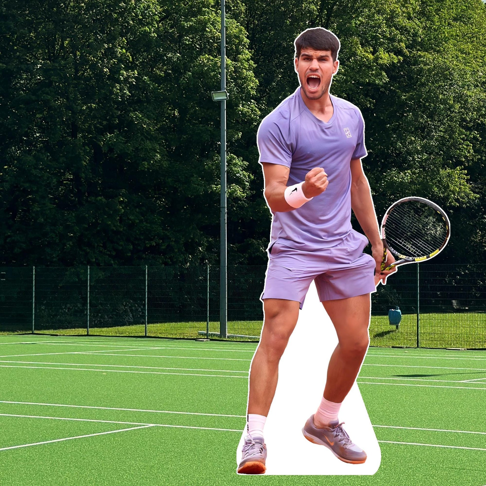 Roger - Celebrity cutout, Star Cutout - Life size cutout, Custom Cutout, and Fan Cutout, Waterproof, corrugated Plastic - Tennis - Federer