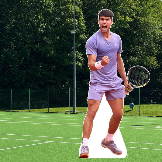 Carlos - Celebrity cutout, Star Cutout - Life size cutout, Custom Cutout, and Fan Cutout, Waterproof, corrugated Plastic - Tennis - Alcaraz