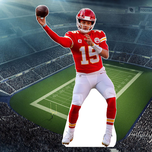 Patrick - Athlete cutout, Star Cutout - Life size cutout, Stand Up, Custom Fan Cutout, Waterproof, corrugated Plastic - football - Mahomes
