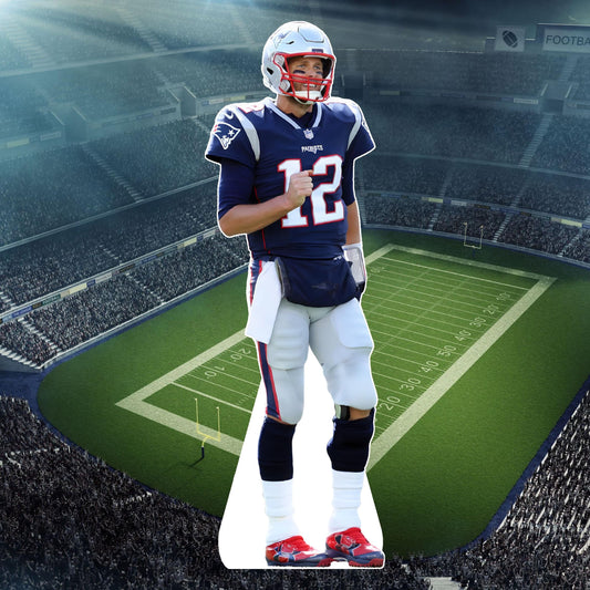 Tom - Athlete cutout, Star Cutout - Life size cutout, Stand Up, Custom Fan Cutout, Waterproof, corrugated Plastic - football - Brady