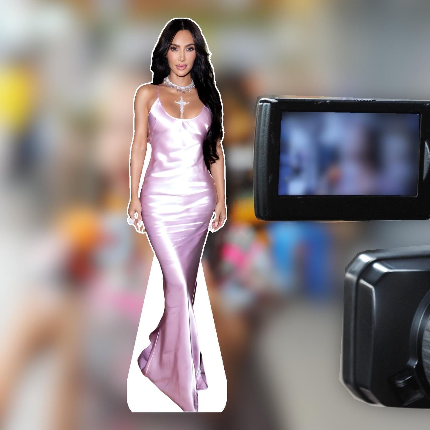 Kim - Life size cutouts, celebrity cutouts, custom cutouts, star cutouts, and fan cutouts, waterproof - Kardashian