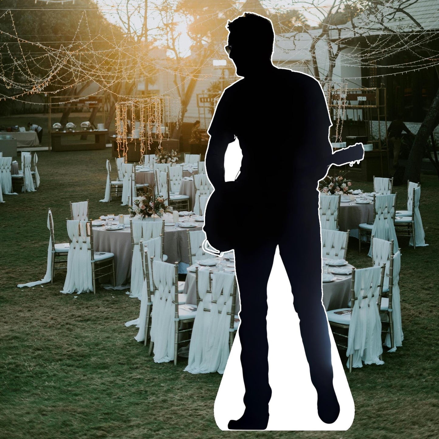 Eric - Life size cutouts, celebrity cutouts, custom cutouts, star cutouts, and fan cutouts, waterproof, Black, Church